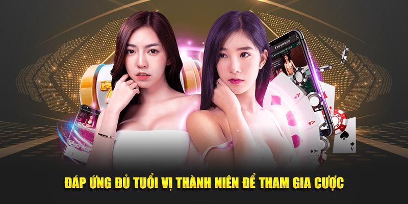 Đáp ứng đủ tuổi vị thành niên để tham gia tạo tài khoản game